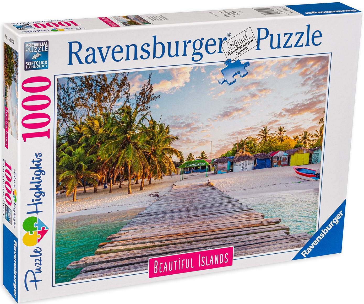 Puzzle de 1000 de piese Ravensburger - Vacanta in Caraibe