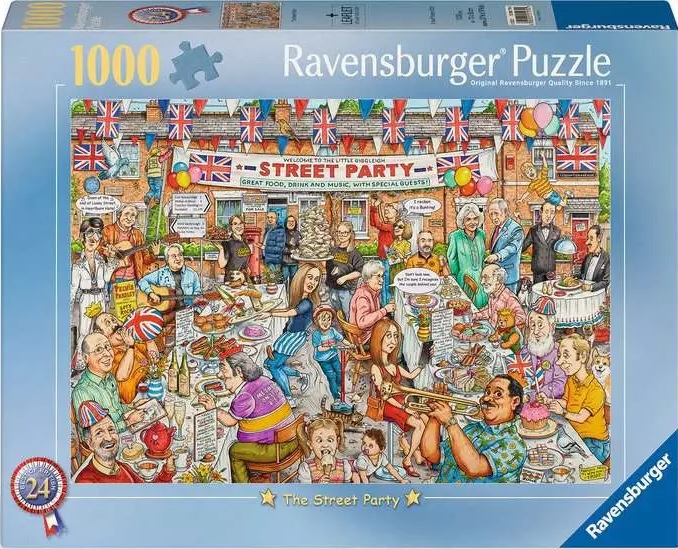 Puzzle Ravensburger din 1000 de bucăți  - Festivalul stradal