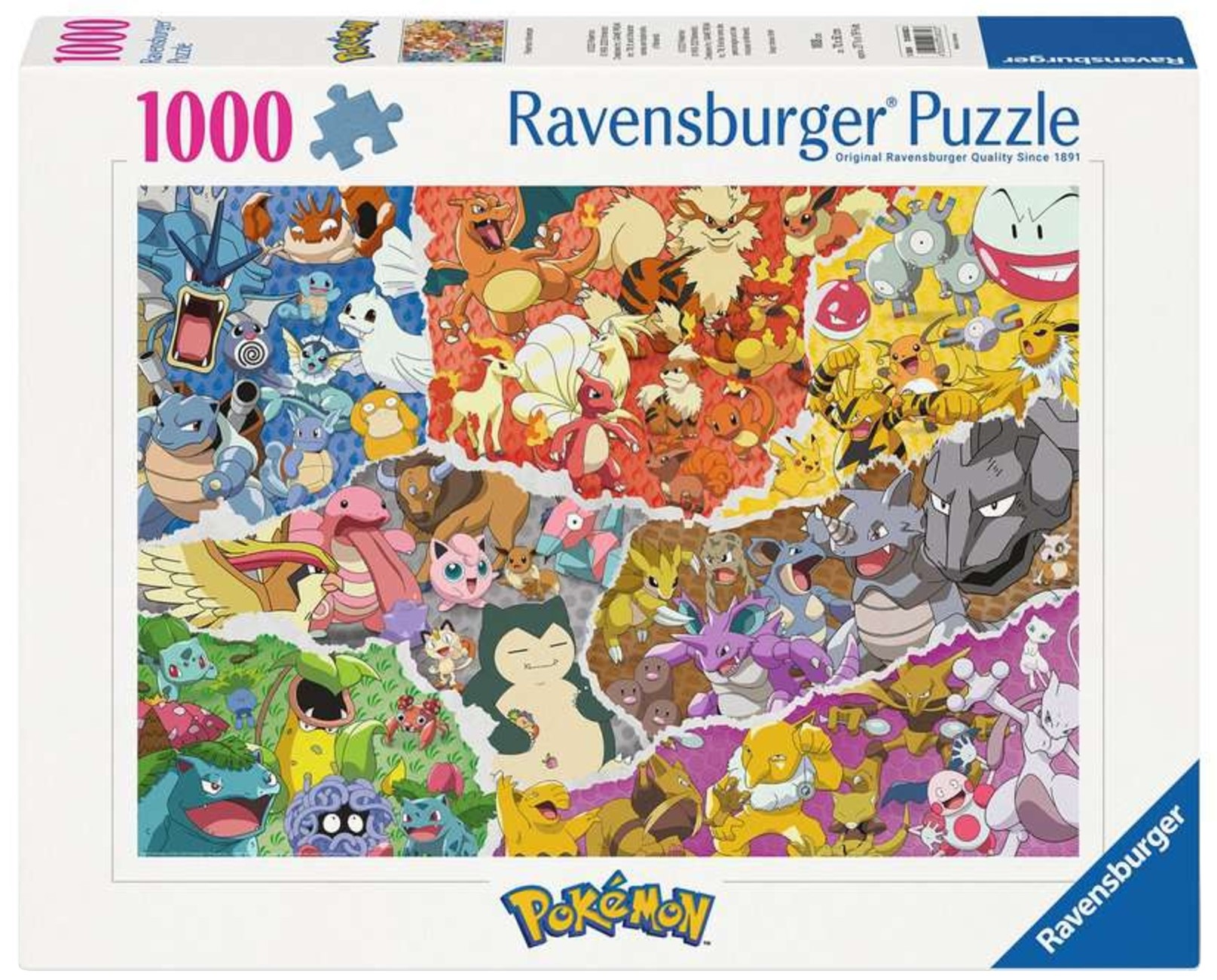 Puzzle Ravensburger din 1000 piese - Aventură Pokemon