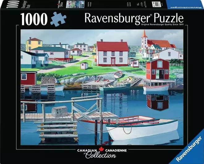Puzzle Ravensburger din 1000 de bucăți  - Portul Greenspond