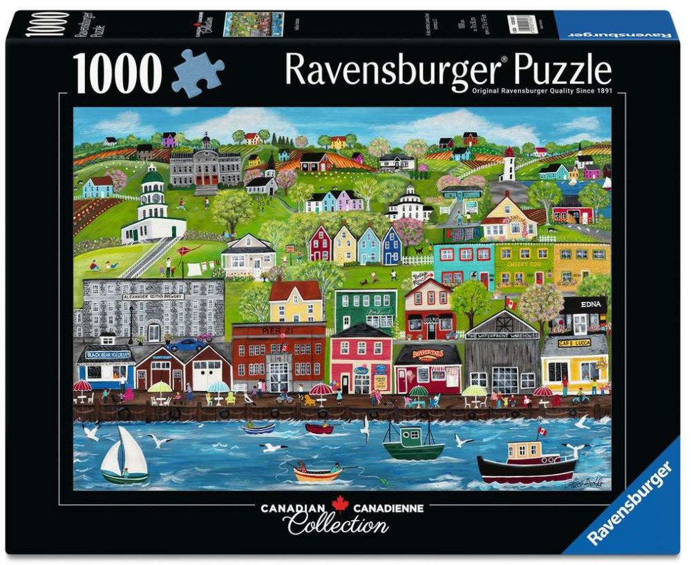 Puzzle Ravensburger din 1000 piese - Portul Halifax