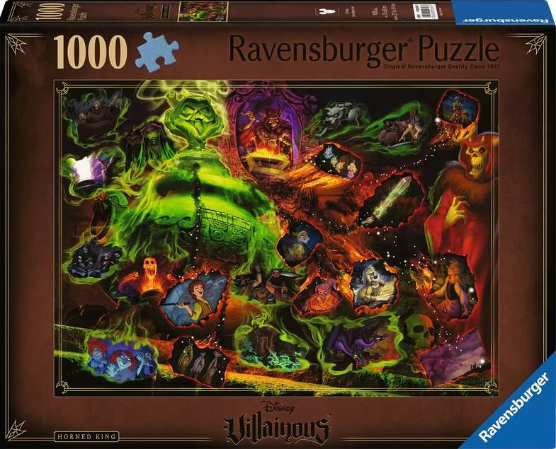 Puzzle Ravensburger din 1000 piese - Regele cu coarne
