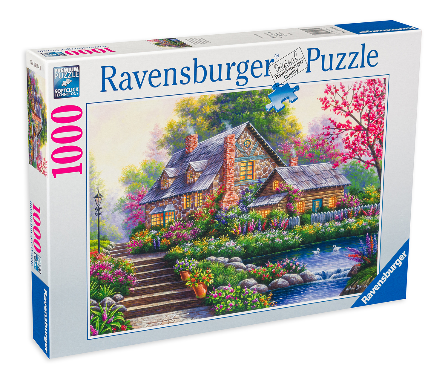 Puzzle Ravensburger din 1000 de piese - Casa romantica