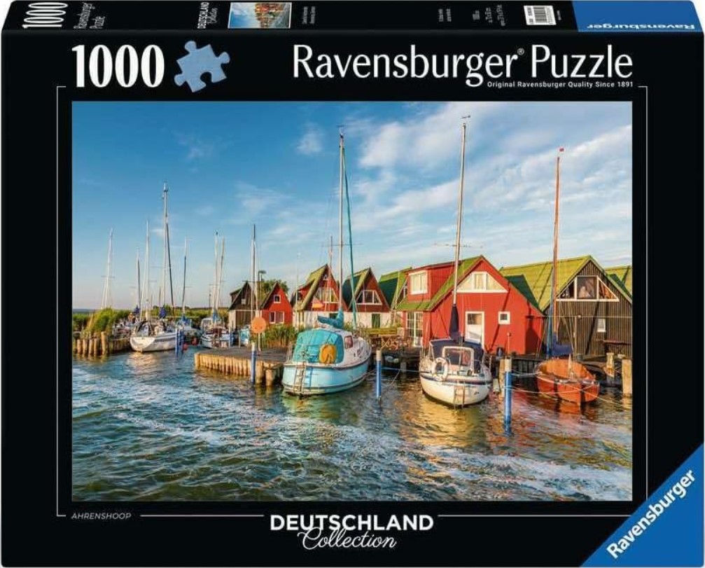 Puzzle Ravensburger  din 1000 de piese  - Portul romantic din Arenshoek