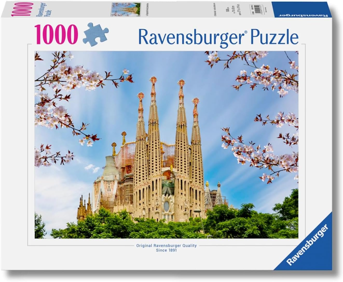 Puzzle Ravensburger din 1000 piese - Sagrada Familia