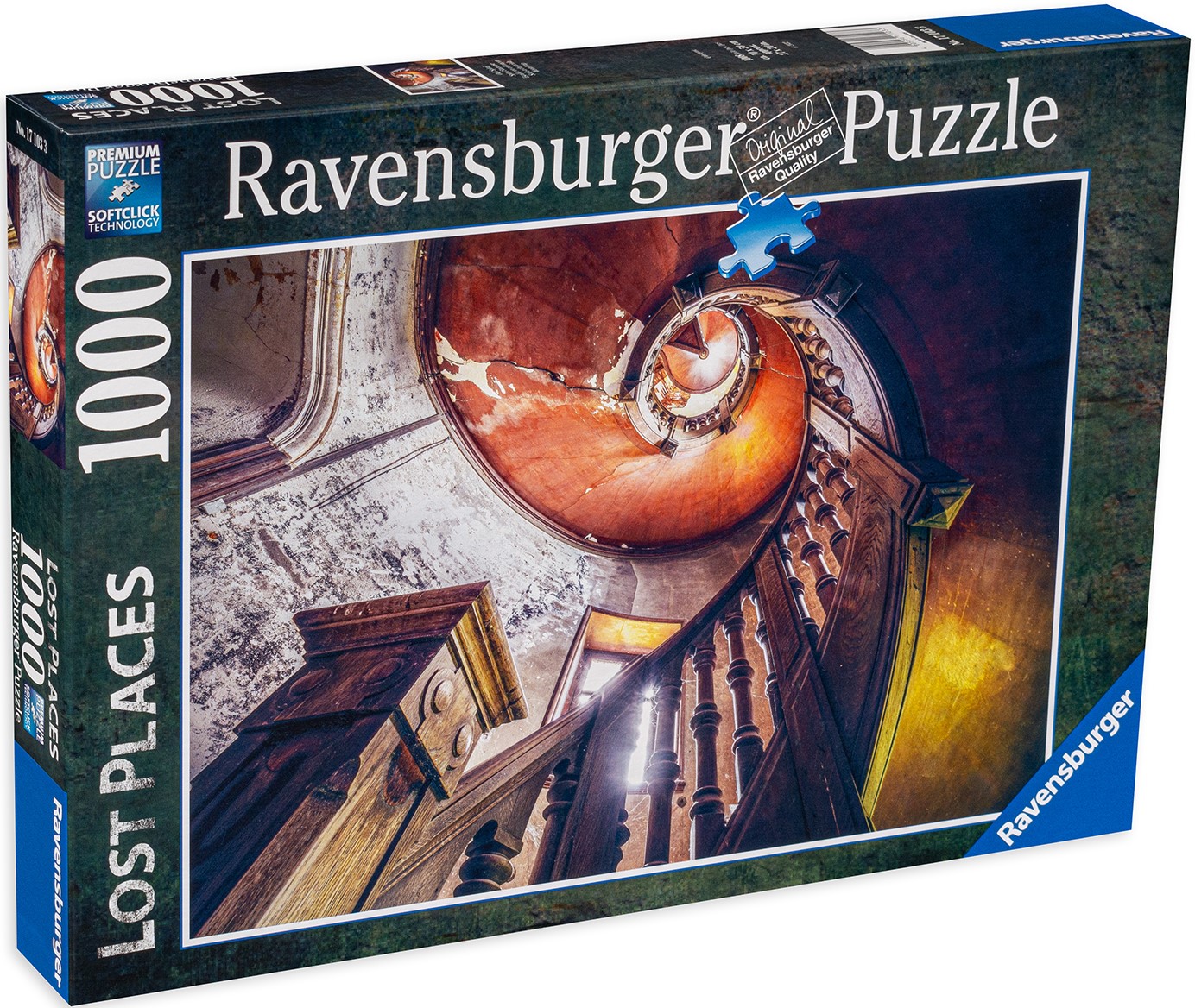 Puzzle Ravensburger din 1000 de piese - Scara in spirala