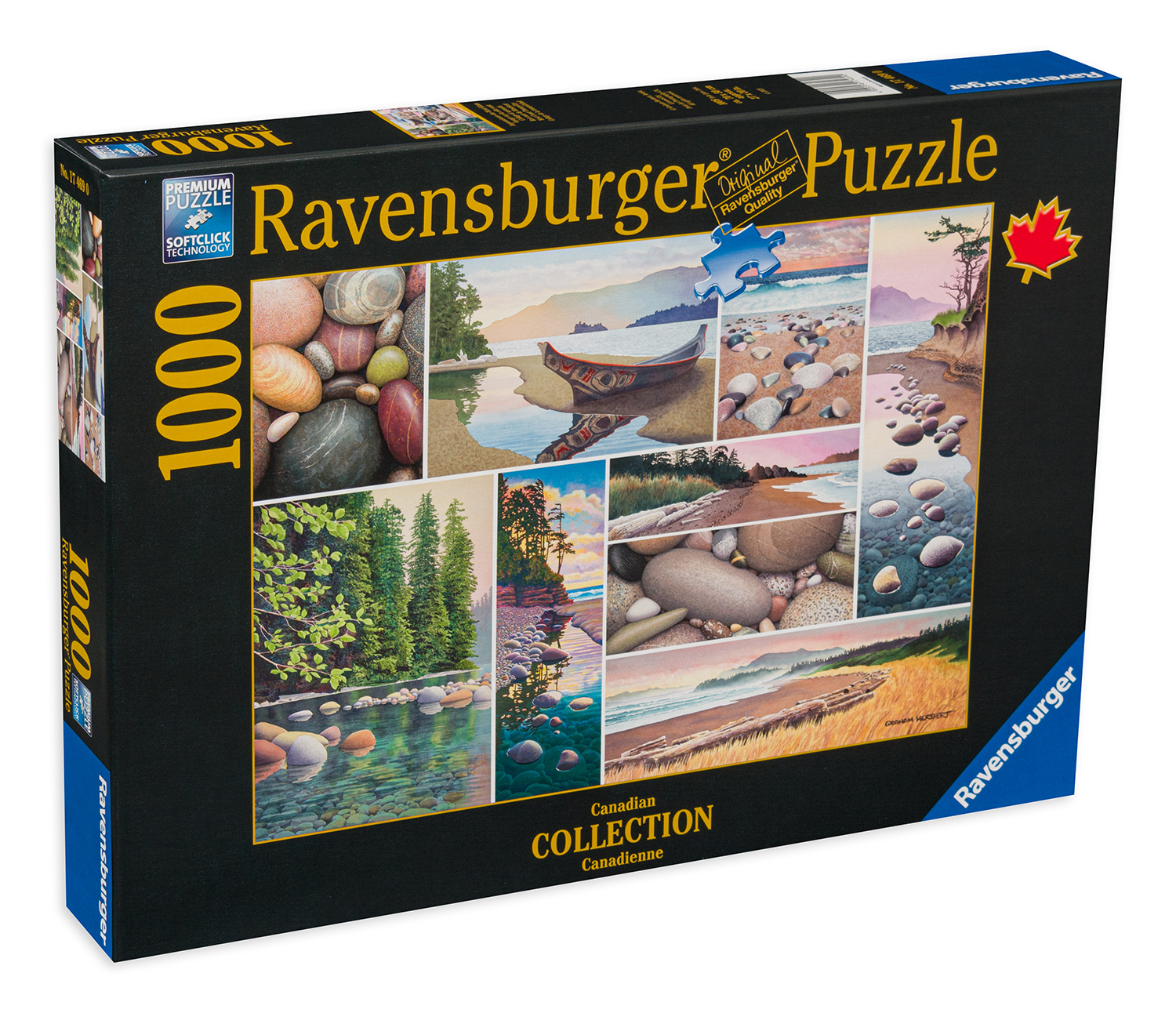 Puzzle Ravensburger din 1000 de piese - Liniștea de pe coasta de vest