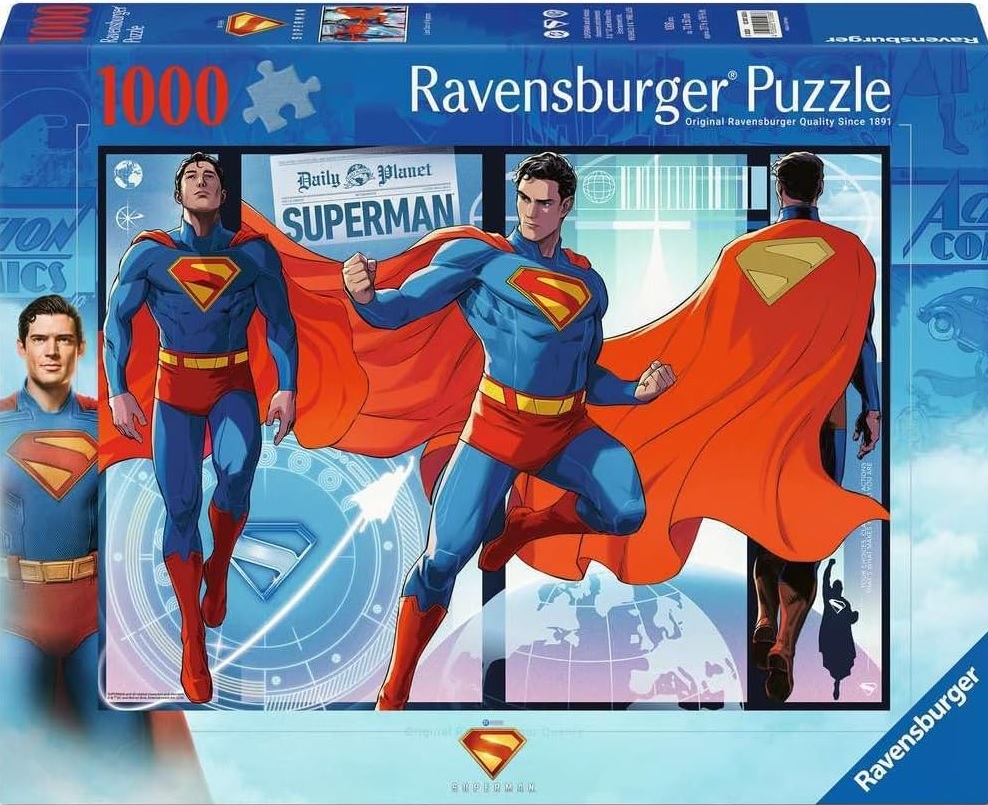 Puzzle Ravensburger din 1000 piese - Superman, ultimul fiu al lui Krypton