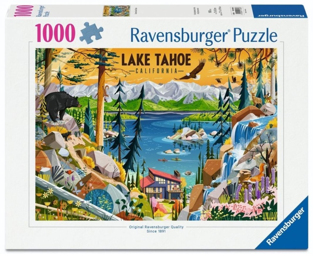Puzzle Ravensburger din 1000 piese - Lacul Sacru Tahoe