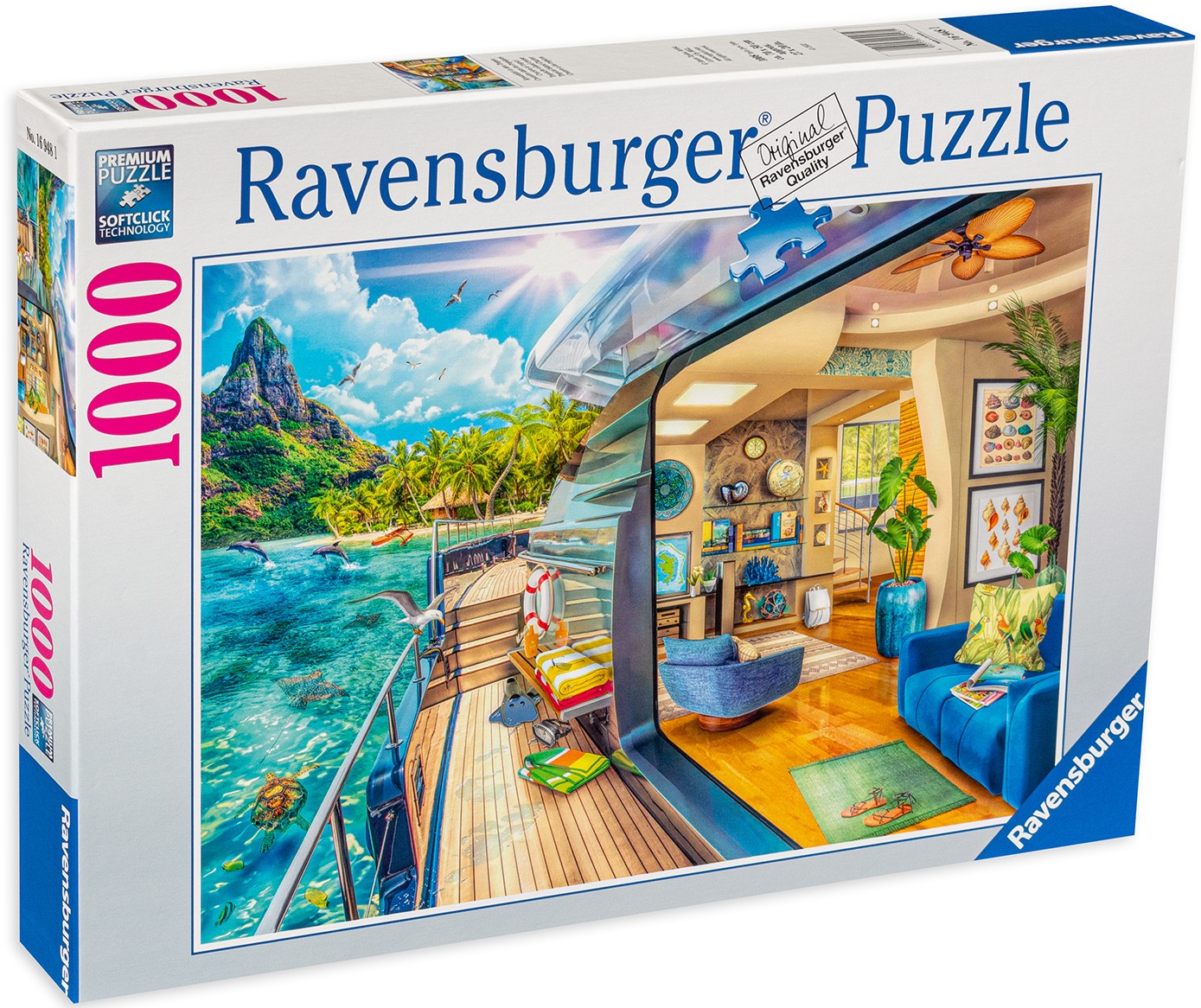 Puzzle Ravensburger din 1000 de piese - Viața tropicală
