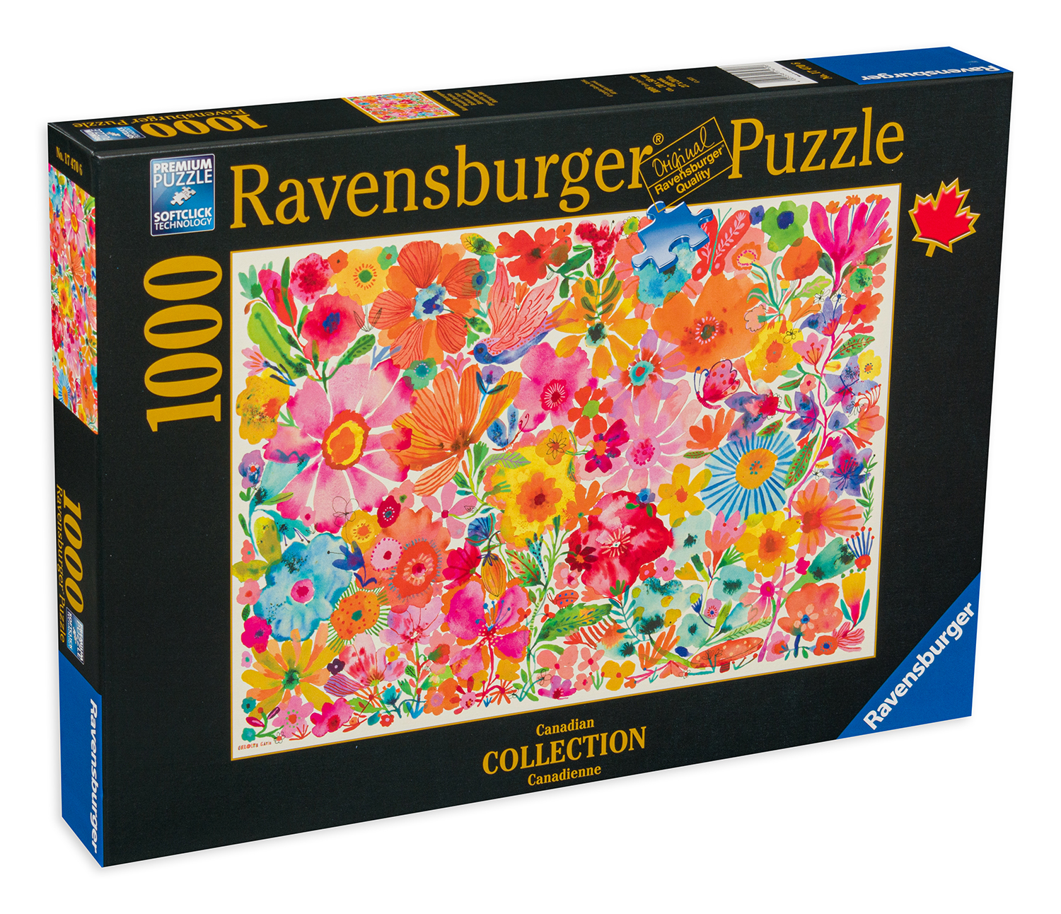 Puzzle Ravensburger din 1000 de piese - Frumoase flori