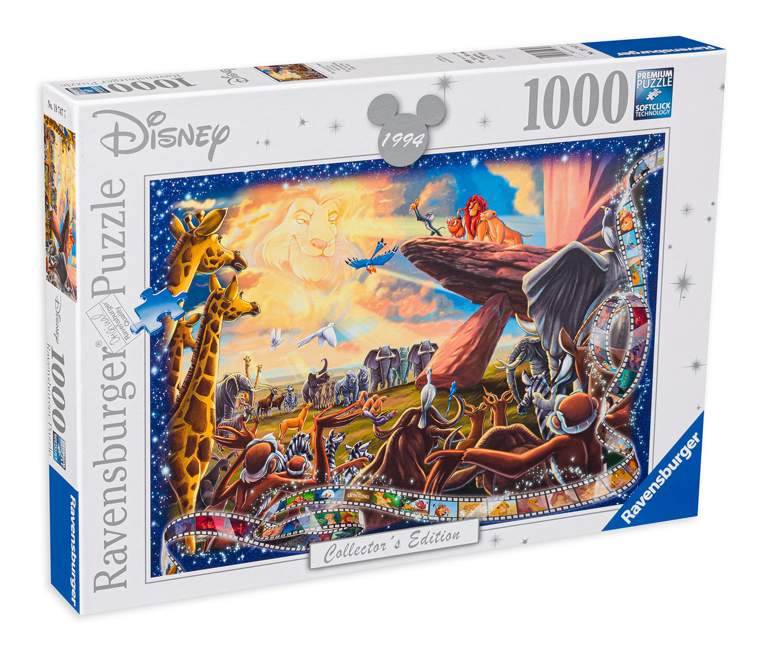 Puzzle Ravensburger din 1000 de piese - Regele Leu