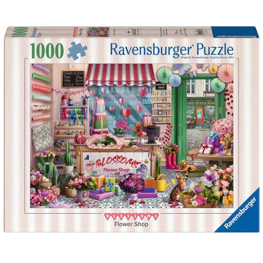 Puzzle Ravensburger din 1000 piese - Florărie
