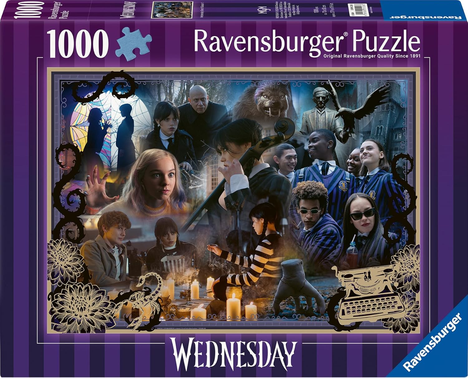 Puzzle Ravensburger din  1000 piese - Wednesday
