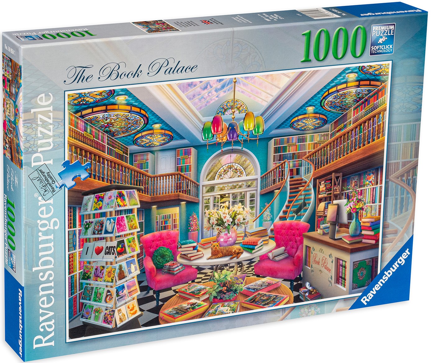 Puzzle Ravensburger din 1000 de piese - În bibliotecă