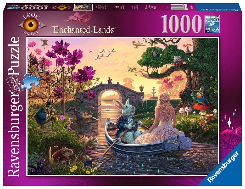 Puzzle Ravensburger din 1000 de piese - Lumi fermecate