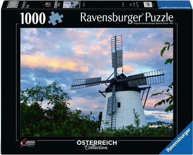 Puzzle Ravensburger din 1000 piese - Moara de vânt
