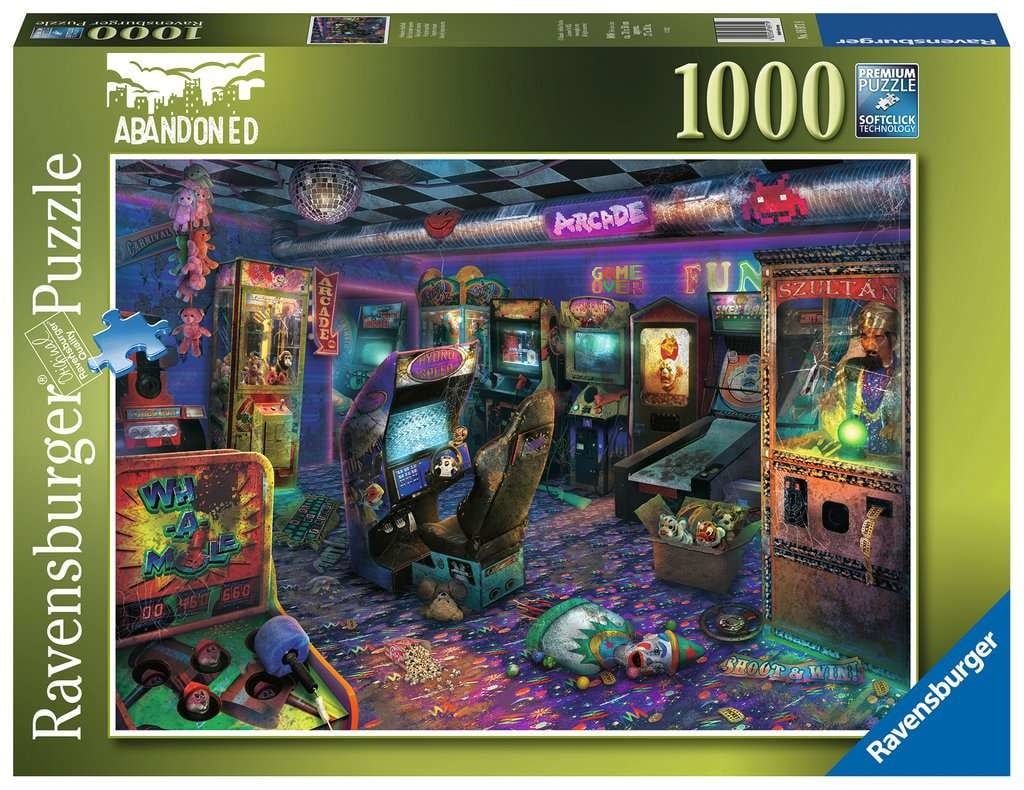 Puzzle Ravensburger din 1000 piese - O sală de jocuri uitată