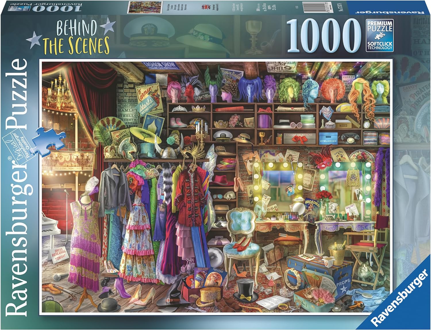 Puzzle Ravensburger din 1000 de piese - În spatele scenei