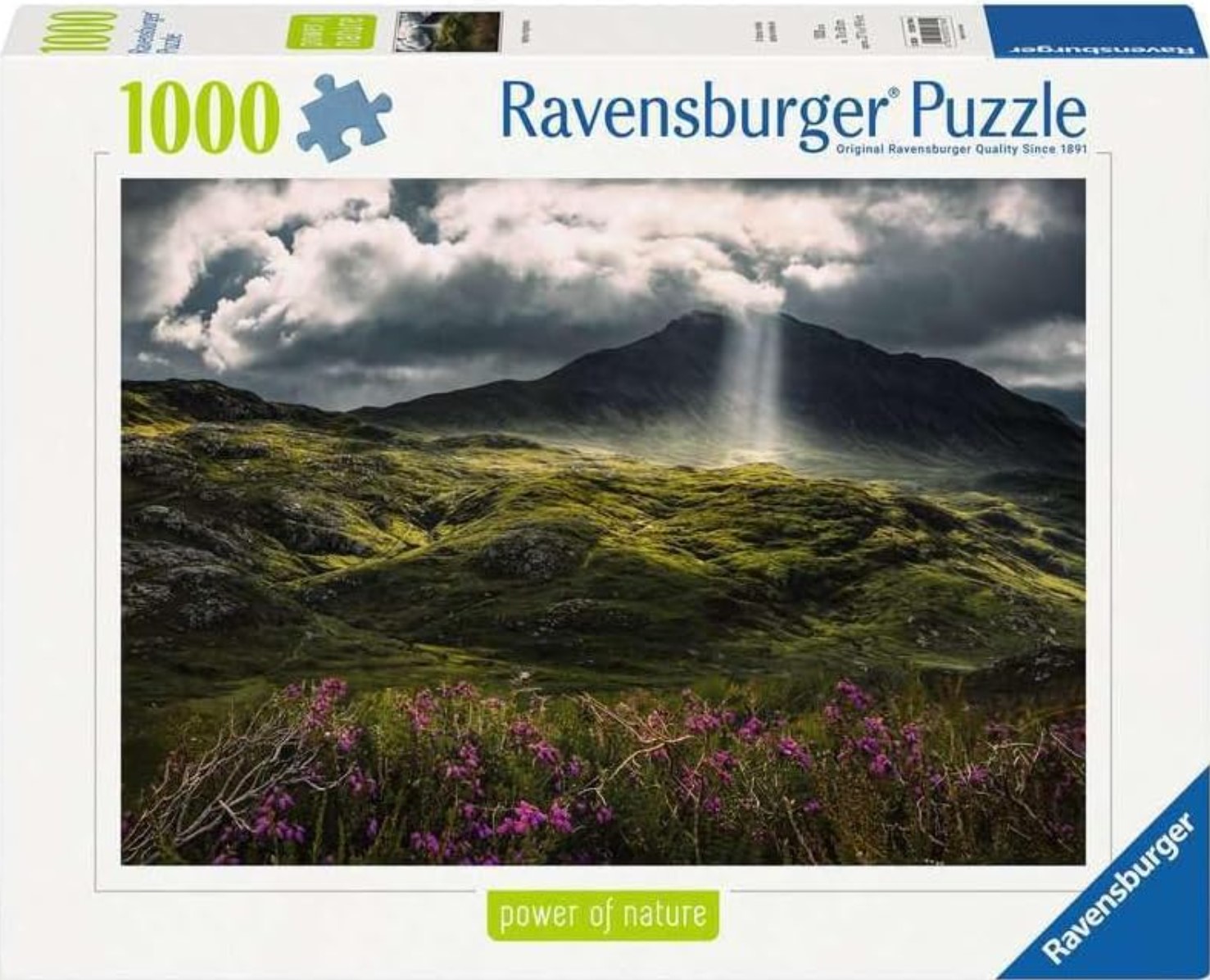 Puzzle Ravensburger din 1000 de piese  - Munții misterioși