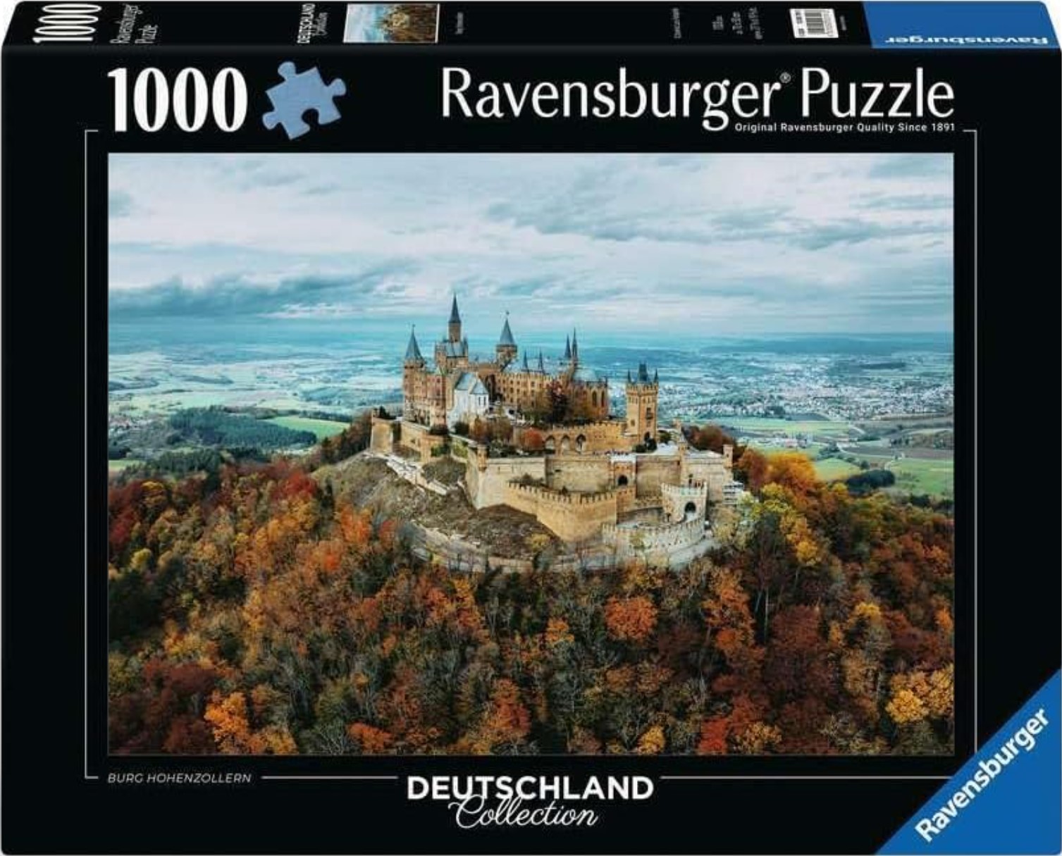 Puzzle Ravensburger  din 1000 de piese  - Castelul Hohenzollern