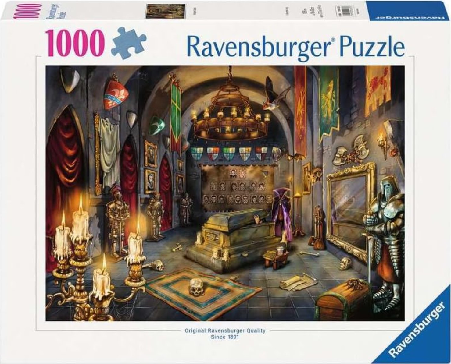 Puzzle Ravensburger  din 1000 de piese  - Castelul Vampirului