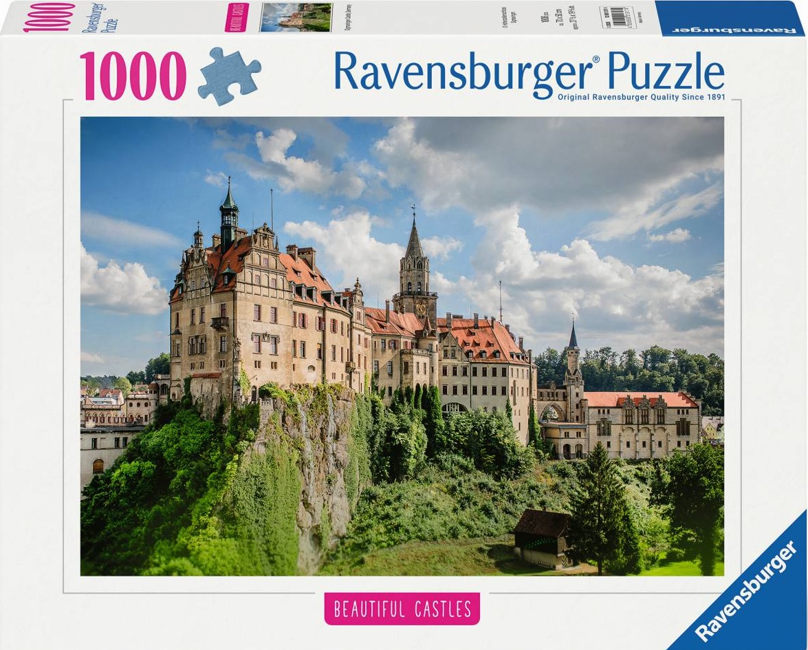 Puzzle Ravensburger din 1000 piese - Castelul Sigmaringen, Germania
