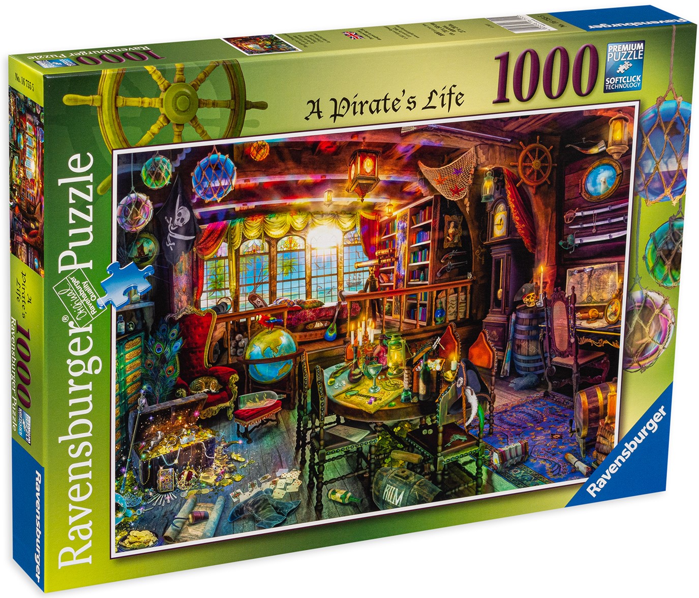 Puzzle Ravensburger de 1000 piese - Viata de pirat
