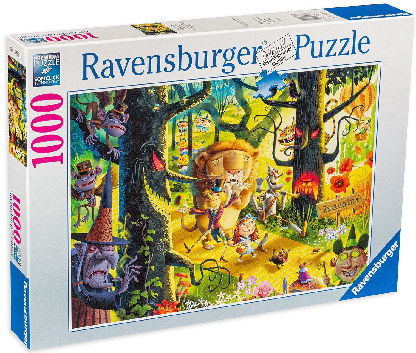 Puzzle Ravensburger din 1000 de piese - Animale în pădure