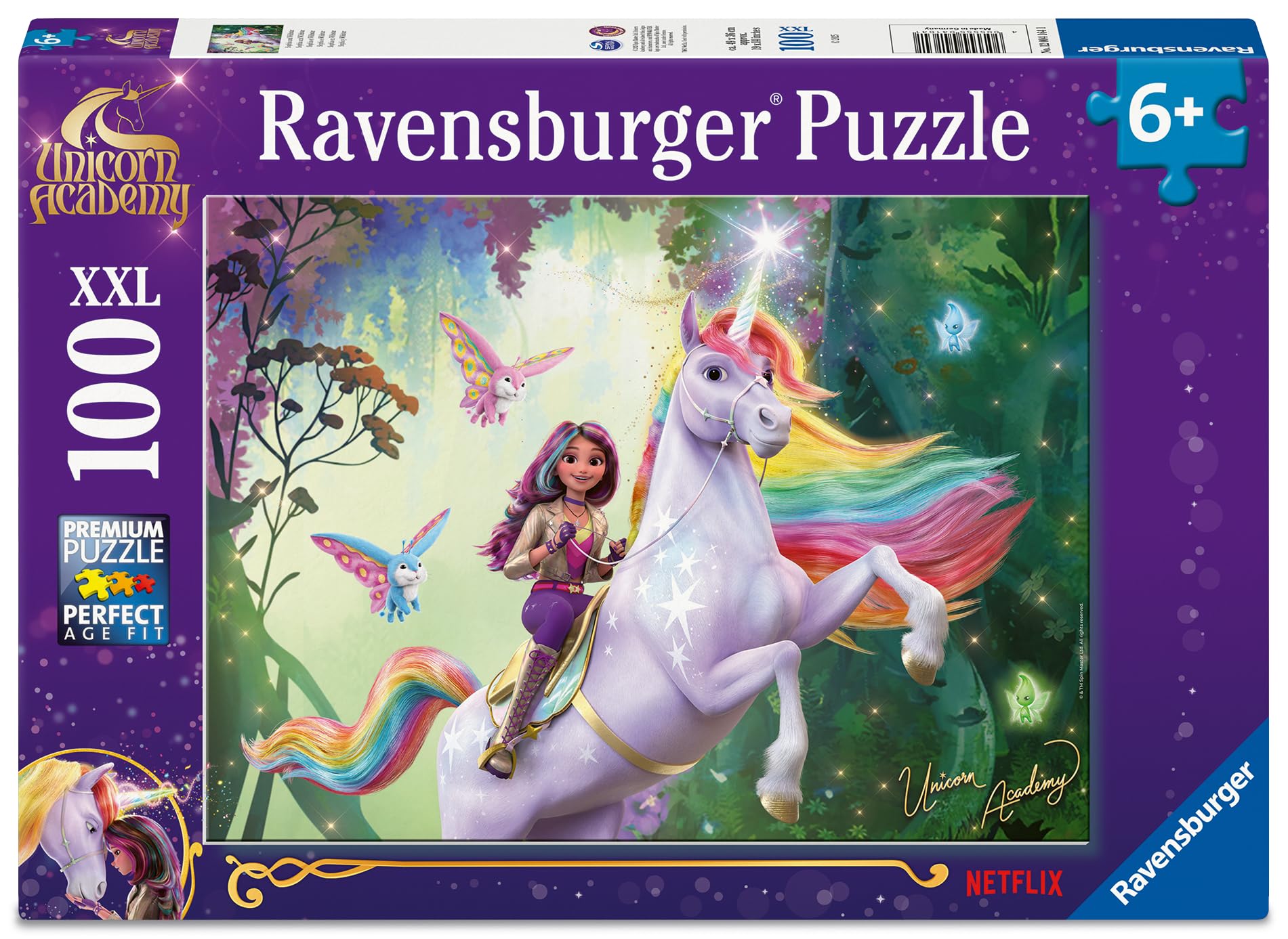 Puzzle Ravensburger din 100 piese - Sofia și Steaua Sălbatică
