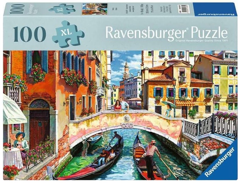 Puzzle Ravensburger din  100 XL piese - Veneția