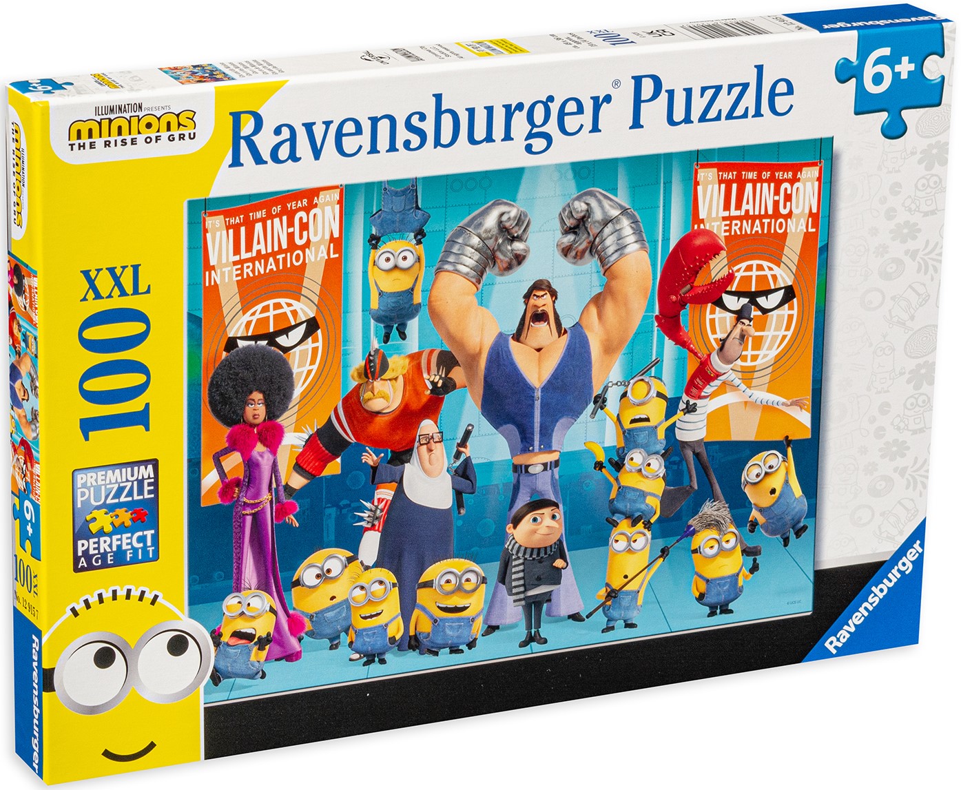 Puzzle Ravensburger din 100 XXL de piese - Groo si Minionii