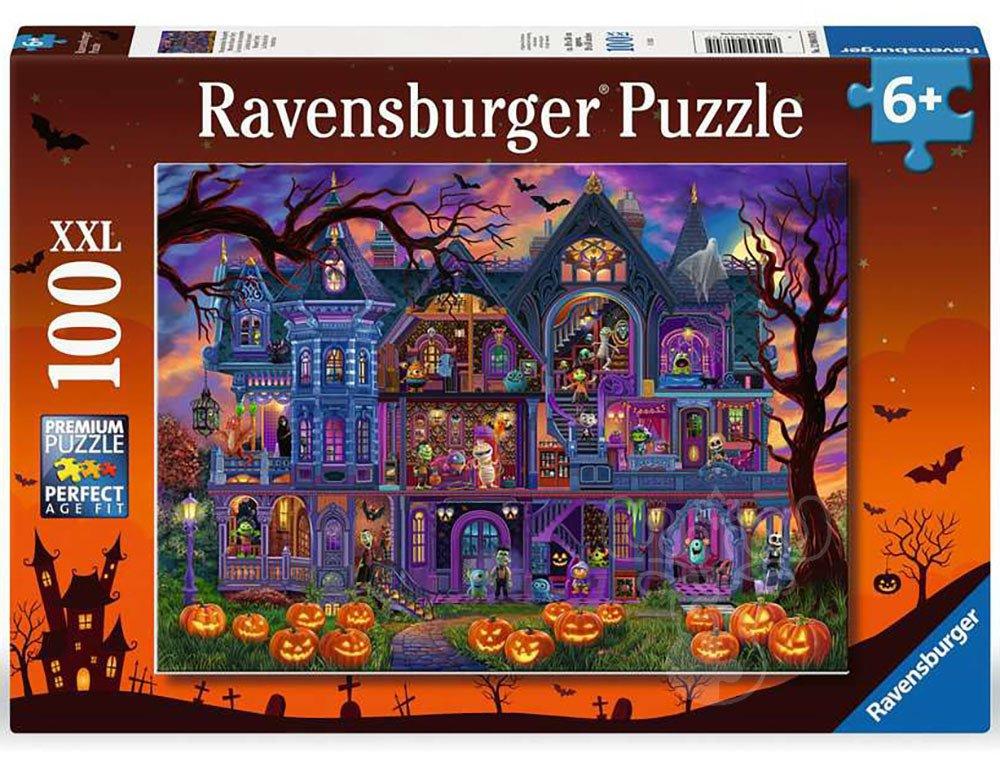Puzzle Ravensburger din 100 XXL piese - Petrecerea Monștrilor