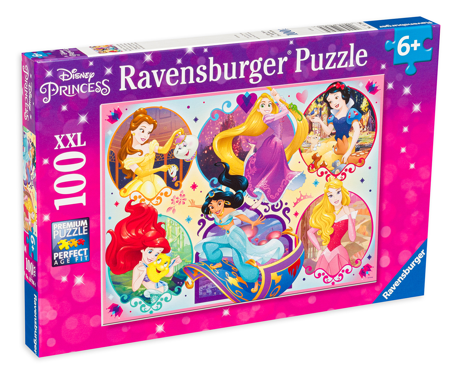 Puzzle Ravensburger din 100 XXL de piese - Printesele Disney