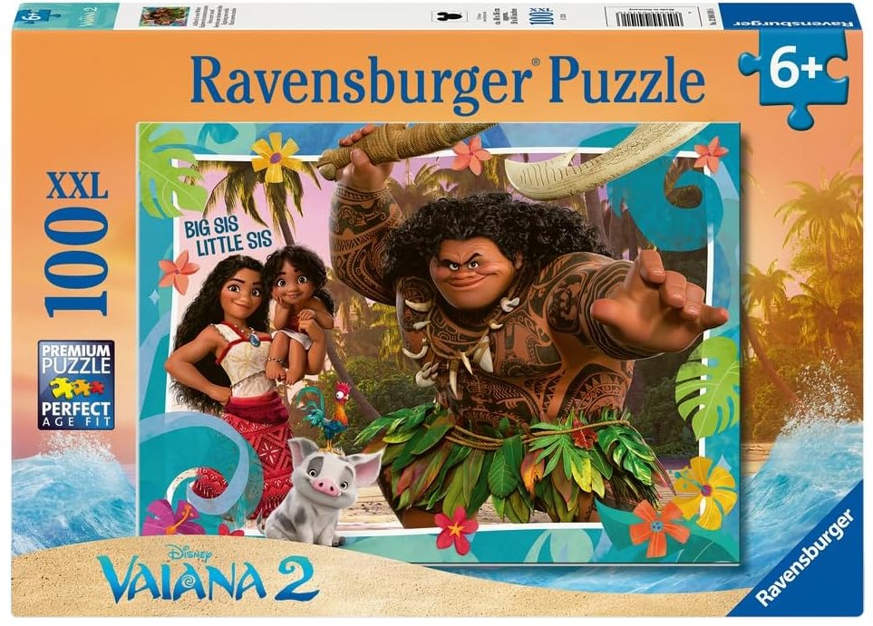 Puzzle Ravensburger din 100 XXL piese - Vaiana 2
