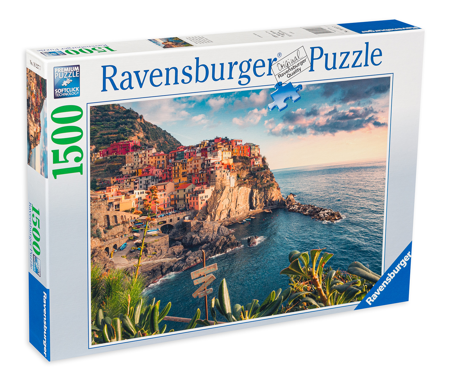 Puzzle Ravensburger din 1500 de piese - Cinque Terre, Italia