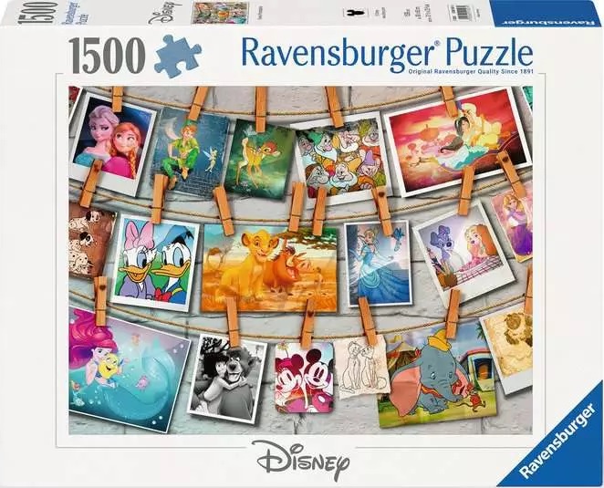 Puzzle Ravensburger din 1500 de bucăți - Fotografii Disney