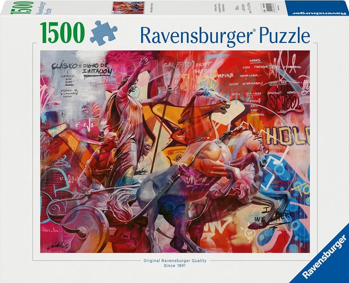 Puzzle Ravensburger din 1500 de bucăți - Nike, Zeița Victoriei