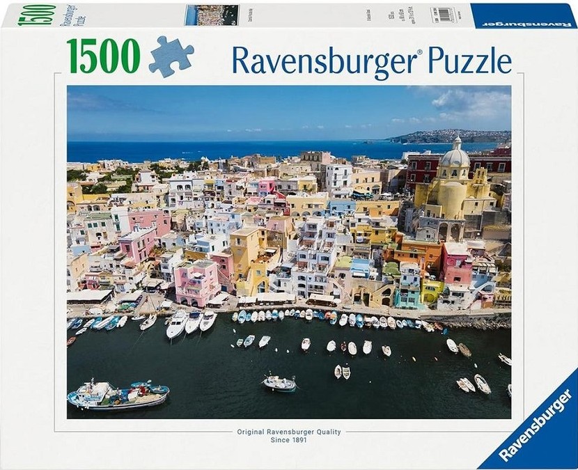 Puzzle Ravensburger din  1500 piese -Culorile din Procida