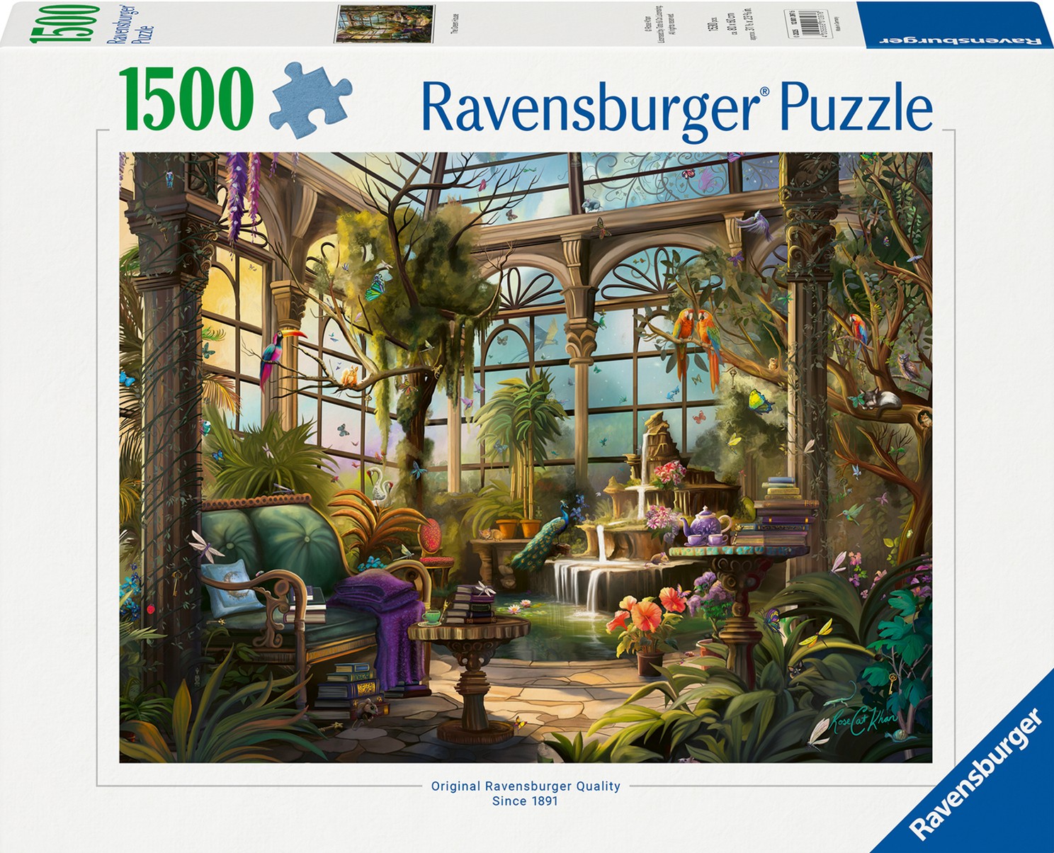 Puzzle Ravensburger din  1500 piese - Casa Verde