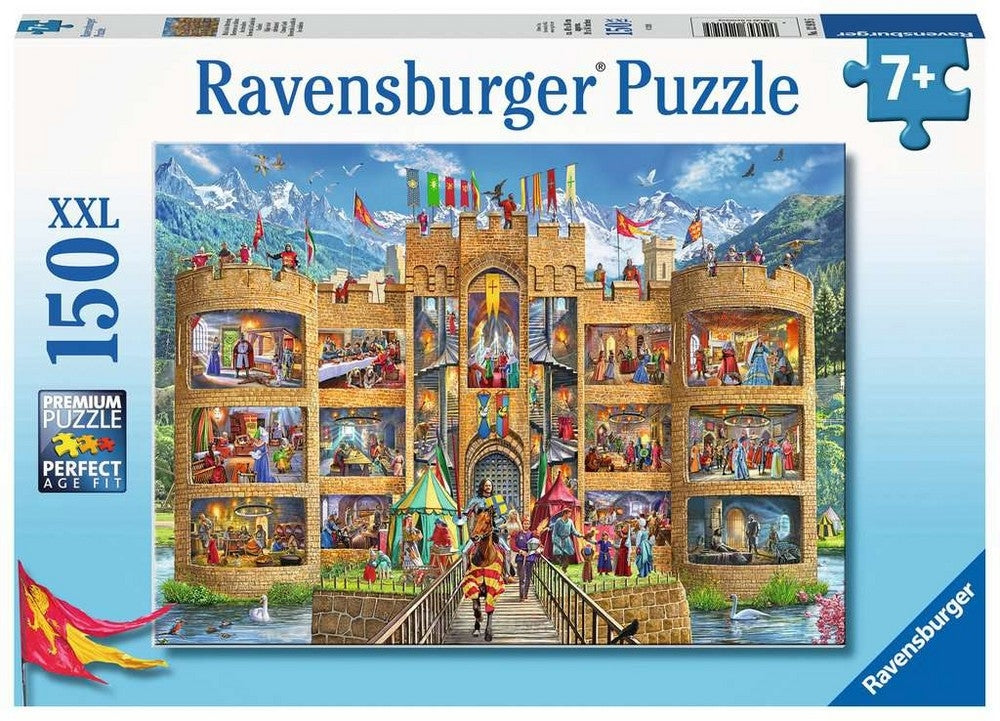 Puzzle Ravensburger din 150 XXL piese - Un castel ciudat