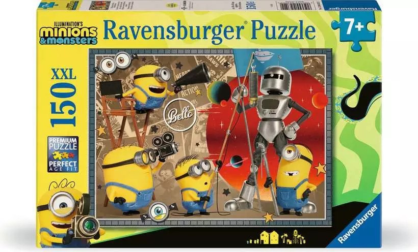 Puzzle Ravensburger de 150 piese XXL - Minioni și monștri
