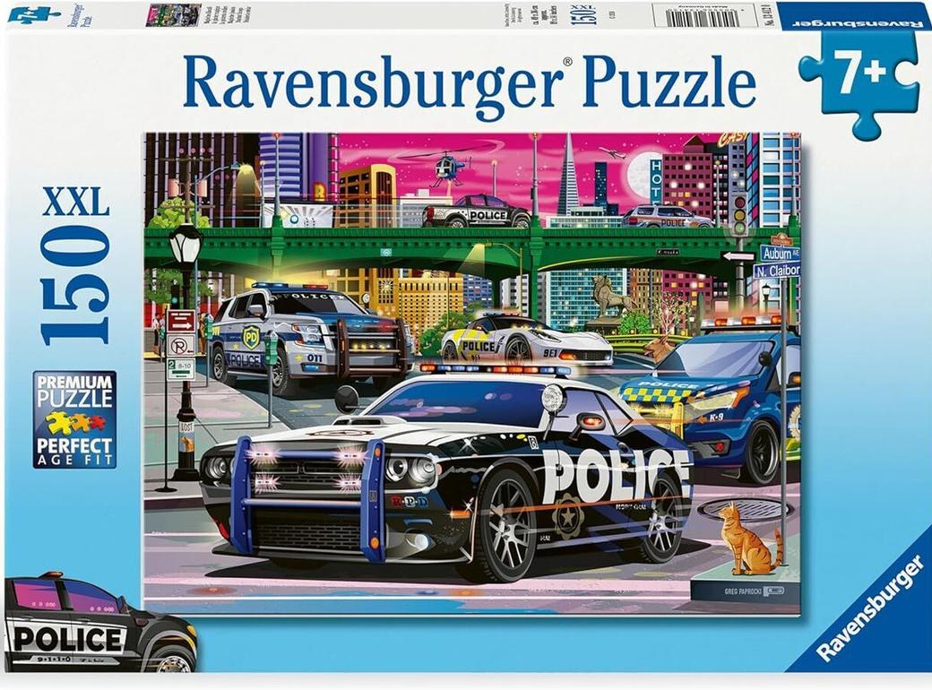 Puzzle Ravensburger din 150 XXL piese - Poliţie