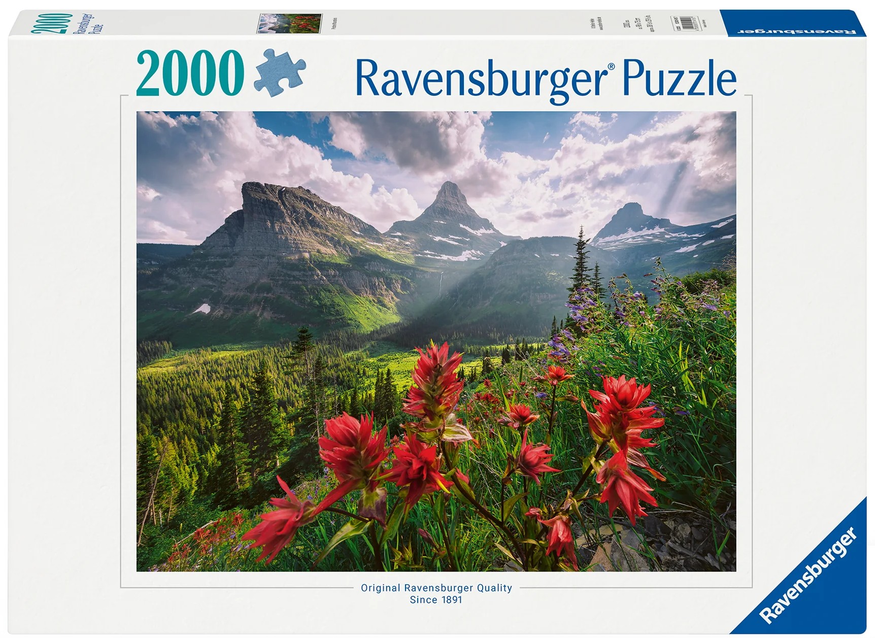 Puzzle Ravensburger din  2000 piese - Munții Fecioare