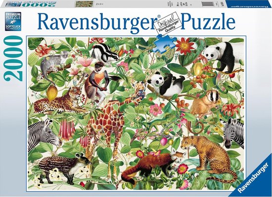 Puzzle Ravensburger din 2000 de piese - Jungle
