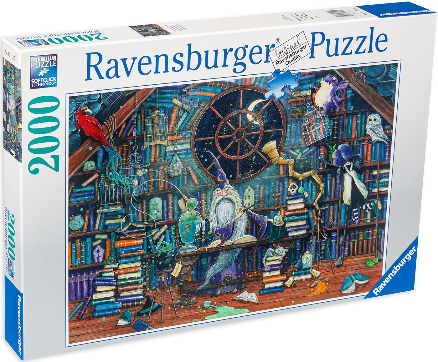 Puzzle Ravensburger din 2000 de piese - Vrajitorul