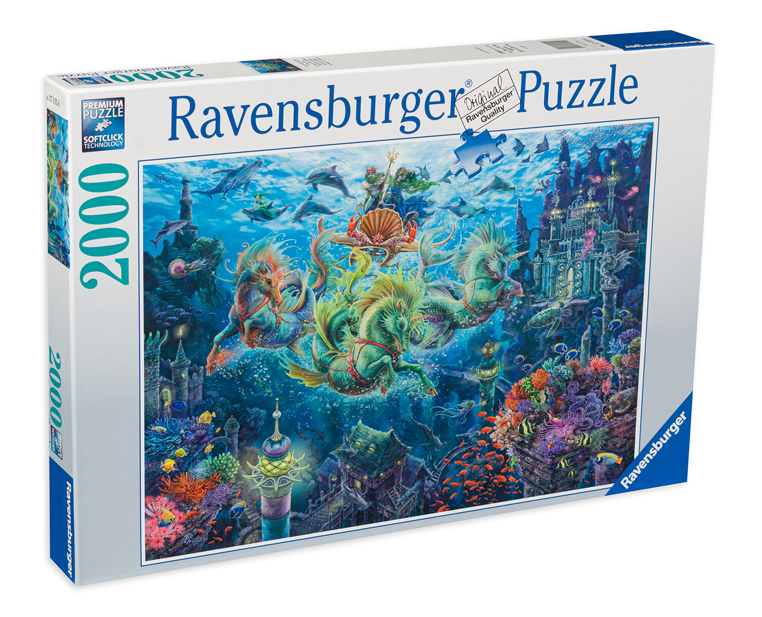 Puzzle Ravensburger din 2000 de piese - Magie subacvatică