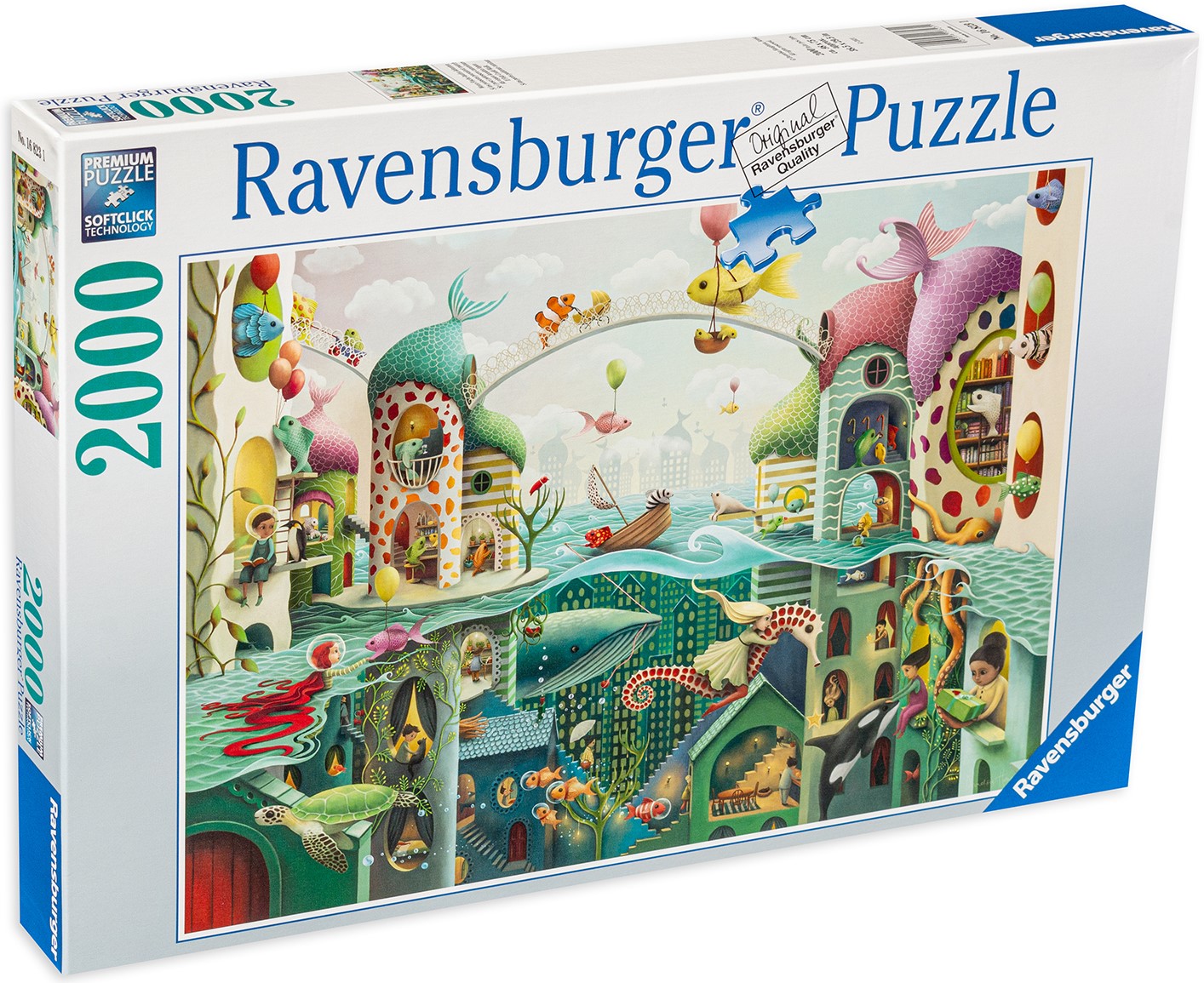 Puzzle Ravensburger din 2000 de piese - Lumea zânelor