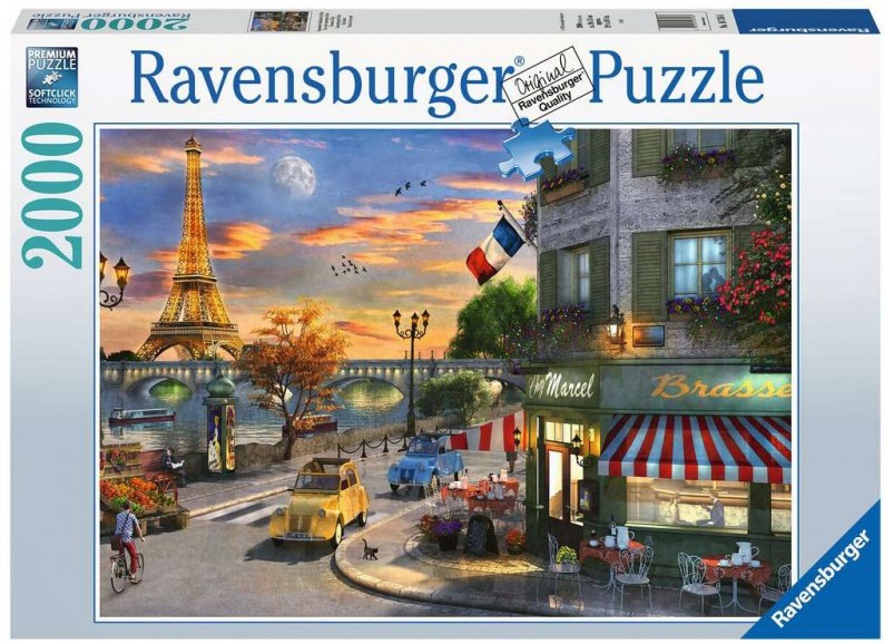 Puzzle Ravensburger din 2000 de piese -Paris Sunset
