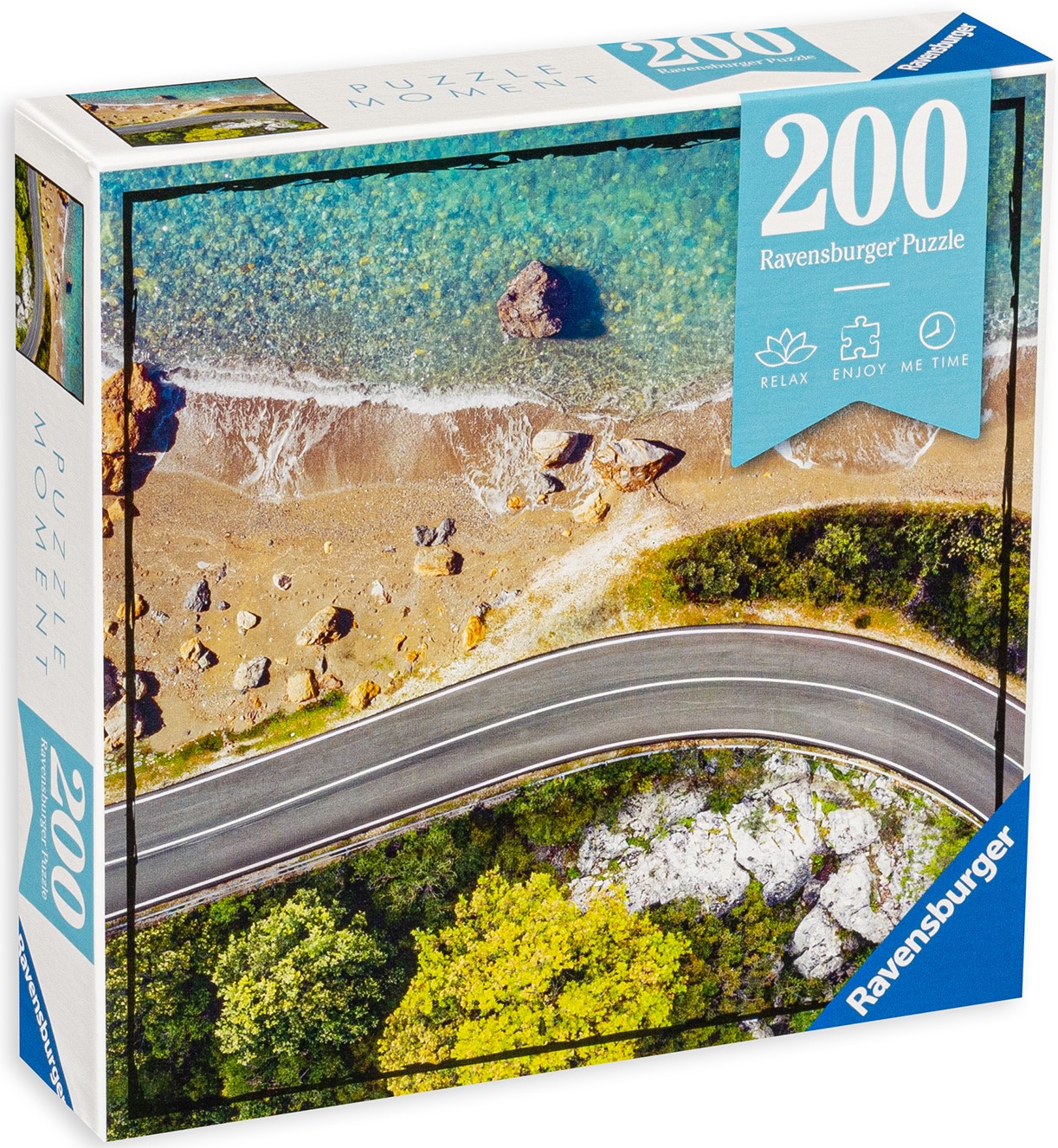 Puzzle Ravensburger din 200 de piese - Drumul de pe plaja